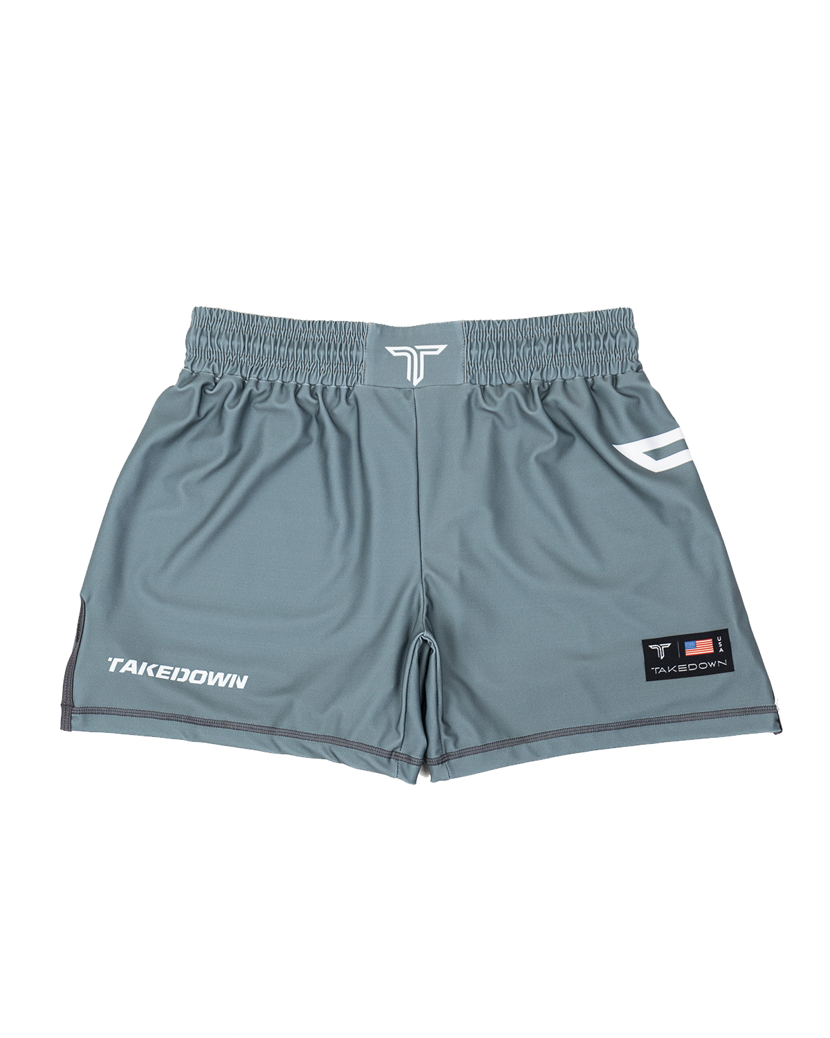 Steel Grey Core Fight Shorts (5