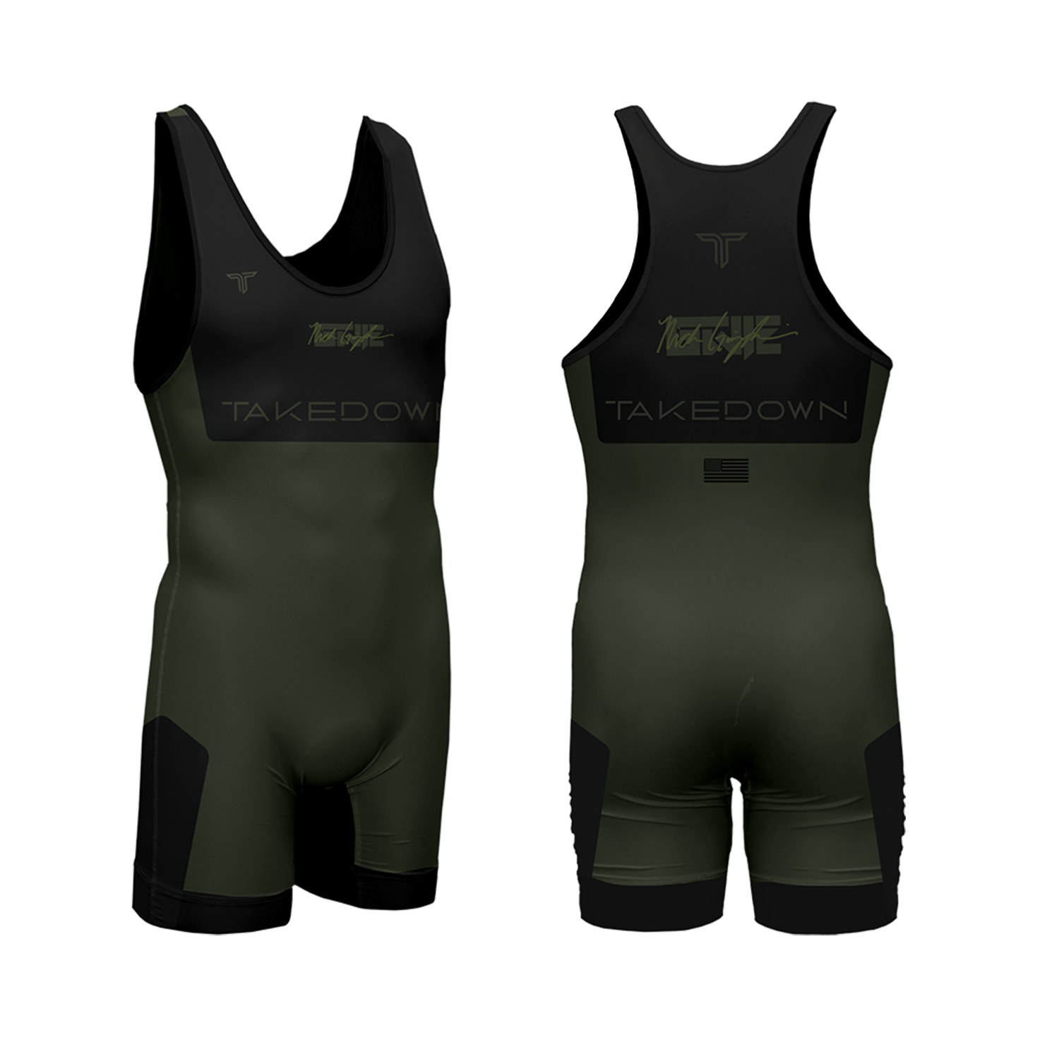 Gwiz Inauguration Signature Wrestling Singlet
