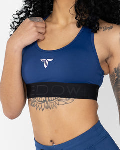 Power Tech Racerback Sports Bra Navy