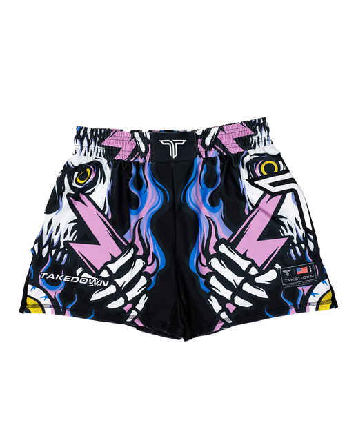 Youth Lightning Skull Fight Shorts