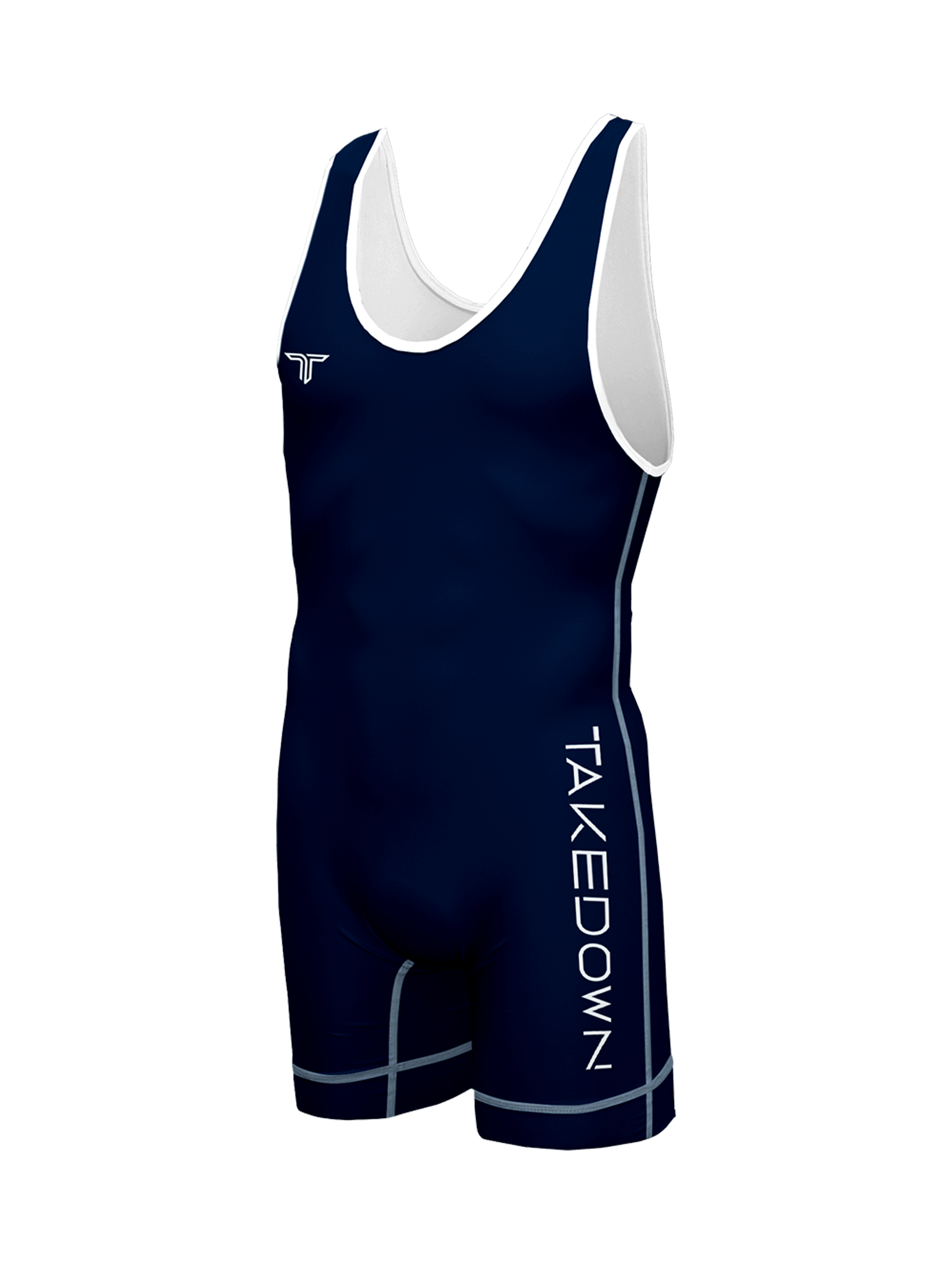 Navy Core Wrestling Singlet