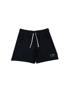 Raven Black Core Gym Shorts (5"&7" Inseam)