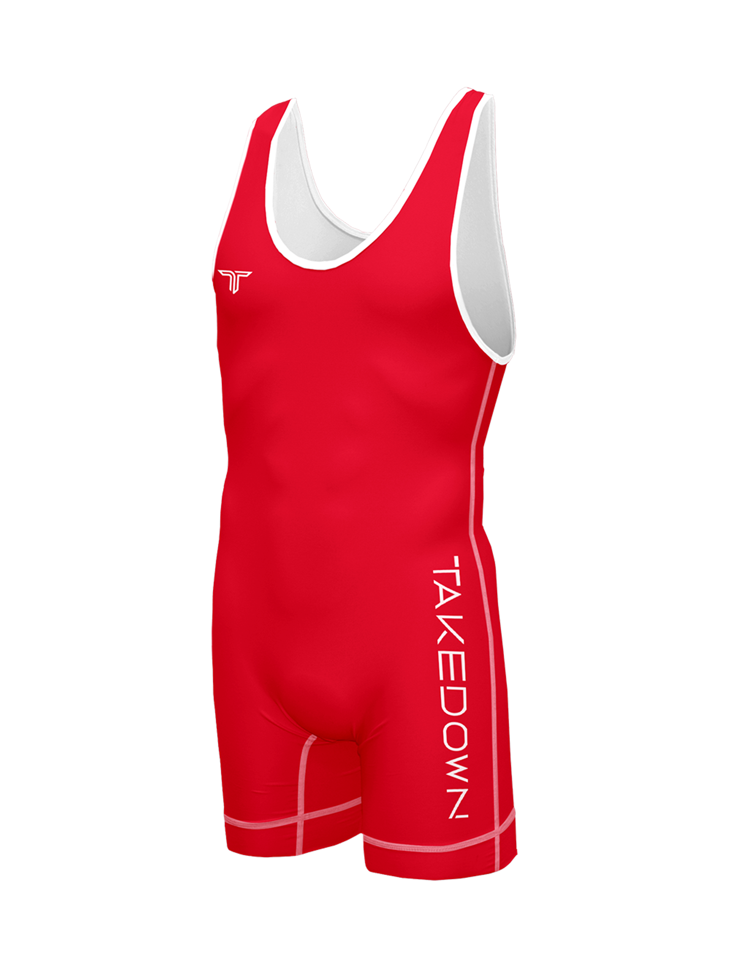 Red Core Wrestling Singlet