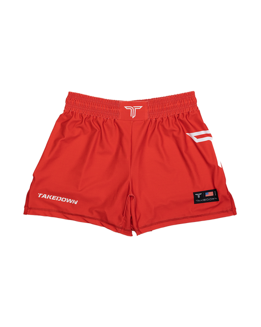Primary Red Core Fight Shorts (5”&7“ Inseam)