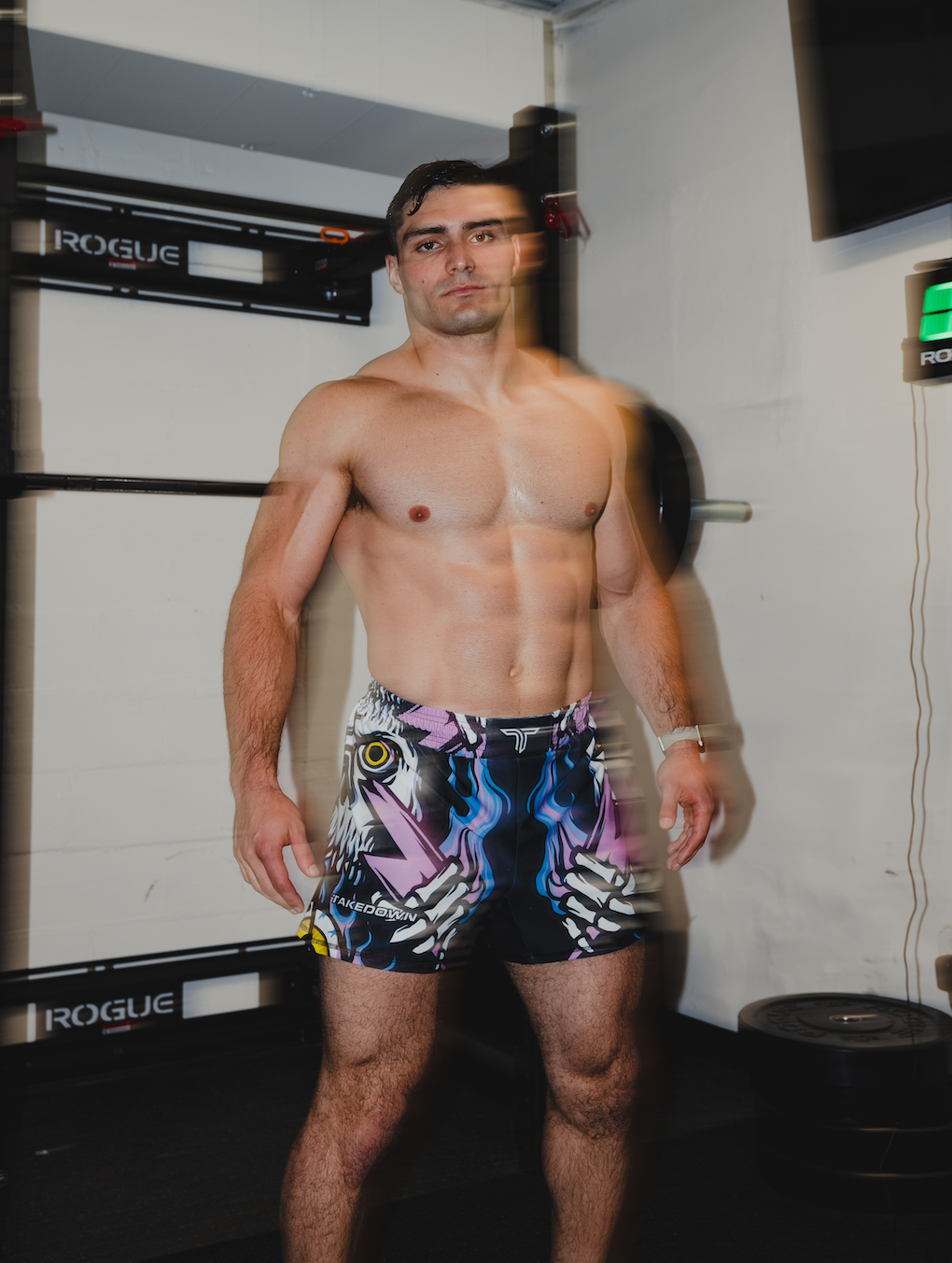 Lightning Skull Fight Shorts (5"&7“ Inseam)