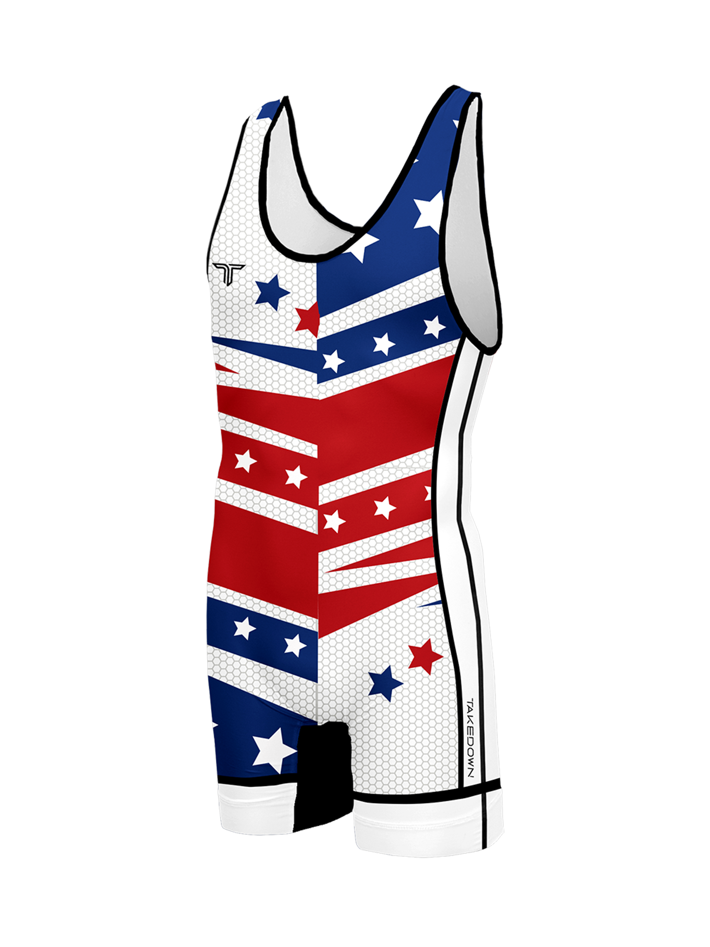 Star Spangled Wrestling Singlet